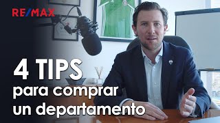 4 Tips para comprar un departamento  Consejos Inmobiliarios [upl. by Ycam]