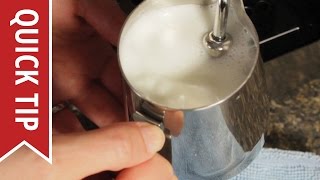 How to AutoFroth Milk for Lattes [upl. by Lytsirk772]