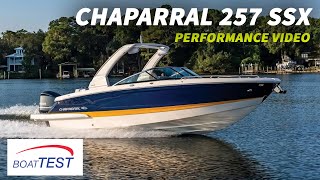 Chaparral 257 SSX OB 2020 Test Video  By BoatTESTcom [upl. by Bekah]