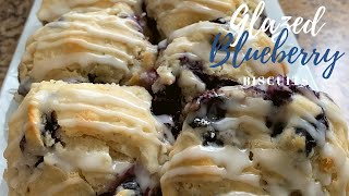 Glazed Blueberry Biscuits Bojangles BoBerry Biscuit CopyCat Recipe [upl. by Etnaihc]