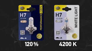 Extra Bulb Power HELLA quotWhite Lightsquot and quotPerformance 120 quot Halogen Bulbs [upl. by Lokim]