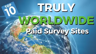 Top 10 TRULY International Survey Sites ALL Can Join [upl. by Amme]