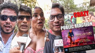 SIKANDAR Official Film Teaser  Public CRAZY Reaction  Salman Khan Rashmika  AR Murugadoss [upl. by Synned]