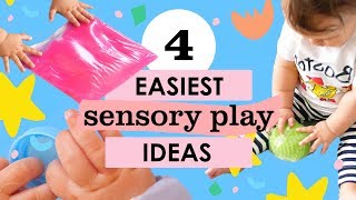 4 Easiest Sensory Play Ideas For SmallSpace Parenting [upl. by Ecirtnuahs127]