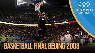 USA v Spain  Full Mens Basketball Final  Beijing 2008 Replays [upl. by Aseram]