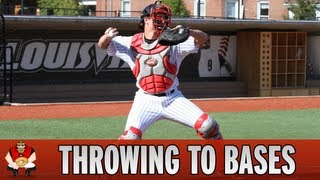 Catching 101  Baseball Catchers Throwing To Bases [upl. by Anoirb]