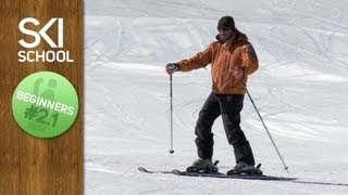 Beginner Ski Lesson 21  Committing to the Downhill Ski [upl. by Haze]