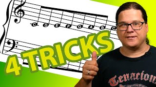 Noten lesen lernen  4 Tricks [upl. by Constancia]