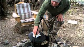 Outdoor Campfire Cooking Squirrel by Bulldog Bill amp Bill Goudy [upl. by Halika]