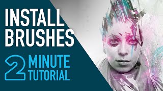 Download and Install Brushes In Photoshop CC [upl. by Genny223]