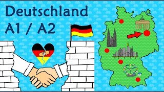 Deutsch A1  A2 Deutschland  Geographie amp Kultur  Learn German Geography amp Culture in Germany [upl. by Kurth]