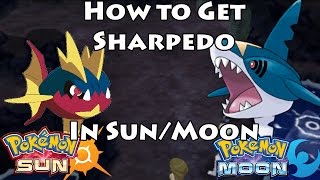 How to Get Sharpedo in Pokemon SunMoon Carvanha by Breeding [upl. by Sabina85]