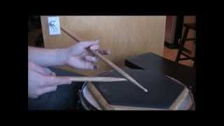 Buddy Rich One Handed Roll Tutorial [upl. by Ernestine]