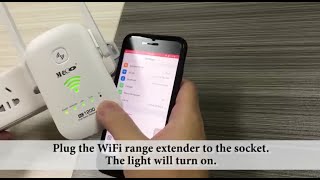 AC1200 WiFi Range Extender Opreation of Repeater Mode [upl. by Anailuy]