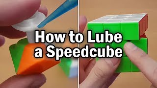 How To Lubricate Lube amp Setup a Rubiks Cube [upl. by Hsizan]