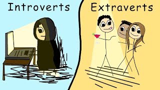 Casually Explained Introverts and Extraverts [upl. by Pearle]