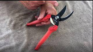 Sharpening Hand Pruners [upl. by Ecidnarb]