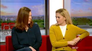 DERRY GIRLS Lisa McGee amp Saoirse  Monica Jackson Interview  Subtitled [upl. by Aihpled879]