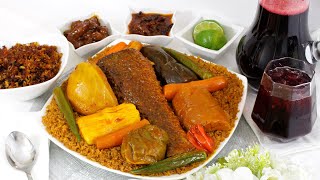 Thieboudienne Rouge  Best Authentic Senegalese Jollof Rice  Red Rice and Fish [upl. by Niko]