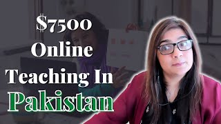 How to Make 7500 With Online Teaching In Pakistan  Nosheen Khan onlineearning [upl. by Lelia]