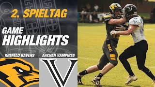 Highlights  Krefeld Ravens vs Aachen Vampires [upl. by Ahsirek]