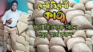 মাত্র 400 টাকাতে পেয়ে যান আফ্রিকার কাজুCashew Nut processingContai Kaju Badam [upl. by Ayam]