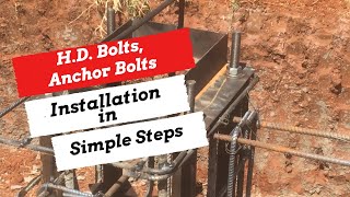 HD Bolt  Anchor Bolts Installation in Simple Steps [upl. by Nanoc601]