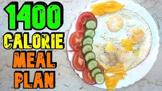 1400 Calorie Meal Plan [upl. by Gawen77]