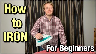 How to Properly IRON a TShirt Beginners Guide on How to Iron Clothes [upl. by Ravert533]