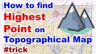 How to find Highest Point in a Toposheet  ICSE Geography [upl. by Naletak]