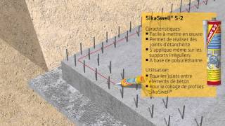 Gamme SikaSwell  mastics détanchéite hydroexpansifs [upl. by Aylat]