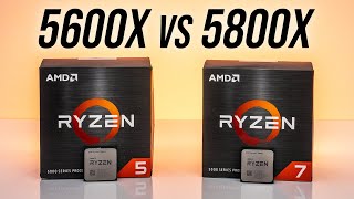 AMD Ryzen 5 5600X vs Ryzen 7 5800X  6 or 8 Cores [upl. by Forsyth221]