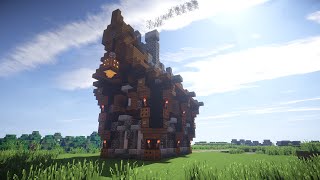 Tuto build Minecraft  Petite maison médiévale S1E1 [upl. by Eciralc]