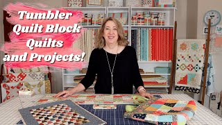 Tumbler Quilt Block Quilts and Projects [upl. by Ivonne]