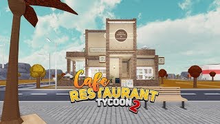 Restaurant Tycoon 2  Cafe Speedbuild amp Building Tips [upl. by Favian]