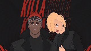 KSI – Killa Killa feat AiyanaLee Official Lyric Video [upl. by Iccir209]