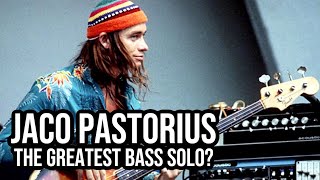 Jaco Pastorius This BASS SOLO Changed Popular Music [upl. by Aerdnaed]