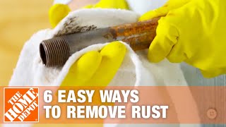 6 Easy Ways to Remove Rust from Tools amp Hardware  The Home Depot [upl. by Civ]