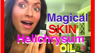 Magic SKIN REGENERATION of Helichrysum and coconut face oil [upl. by Esyned]