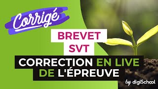 Brevet 2017  Correction de lépreuve de SVT [upl. by Thomasina]