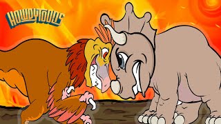 DINOSTORY SEASON 2 DINOSAUR SONGS FROM HOWDYTOONS [upl. by Ardnikat]