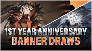 1st Year Anniversary Banner Draws  Alchemy Stars Aurora Blast [upl. by Ailaham]