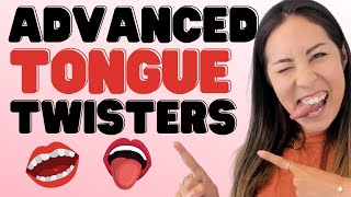 7 Tongue Twisters For Clear Speech Exercise [upl. by Izabel]