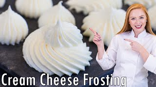 The BEST Cream Cheese Frosting Recipe  Just 5 Ingredients [upl. by Nivert]