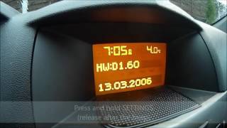 Opel Astra H Display BID [upl. by Cynara]