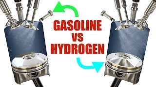 The Difference Between Gasoline And Hydrogen Engines [upl. by Ainolloppa]