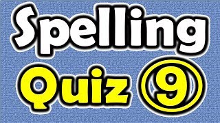 Spelling Quiz 9  ForB English Lesson [upl. by Tillo]