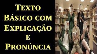 Aula de Francês  Texto Básico com Explicação e Pronúncia [upl. by Aneehta]