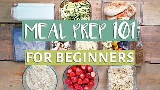 EASY MEAL PREP WITH ME  Beginners Guide To Meal Prep [upl. by Ruperto]