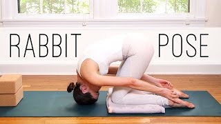 RABBIT POSE  Sasangasana  15 Minute Yoga Practice [upl. by Burn]